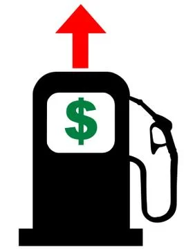 Petrol Prices Stock Illustration