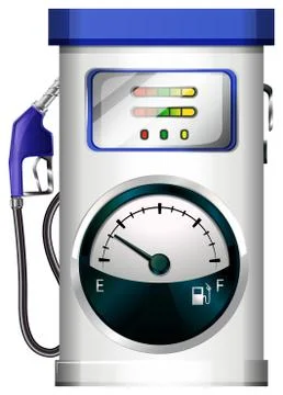 A petrol pump Stock Illustration
