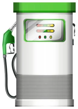 A petrol pump Stock Illustration