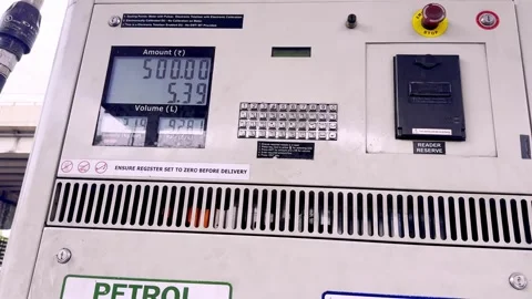 Petrol Pump in India Stock Footage 336177743