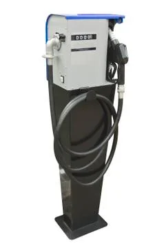 Petrol pump isolated Stock Photos