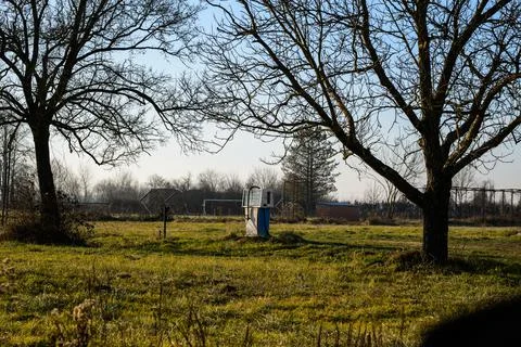 Petrol Pump Foto stock
