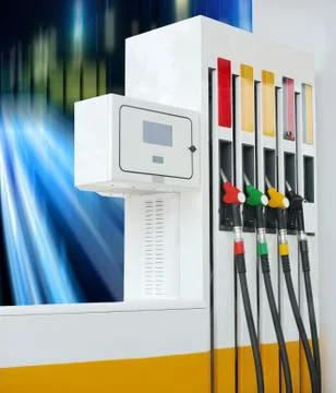 Petrol pump station 写真素材
