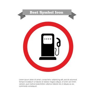 Petrol station Stock-Illustration