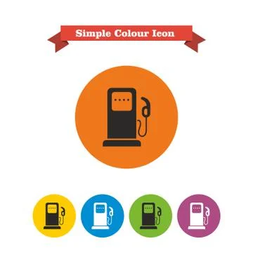 Petrol station Stock Illustration