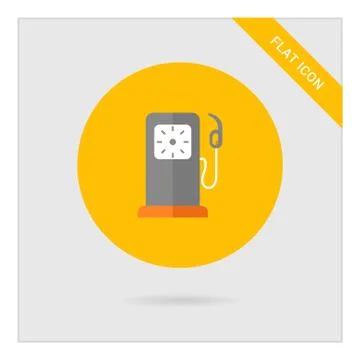 Petrol station Stock Illustration