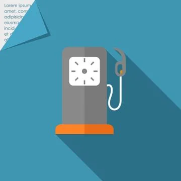 Petrol station Stock Illustration