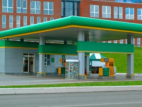 Petrol station Stock-Fotos