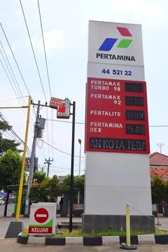 Petrol stations Stock Photos