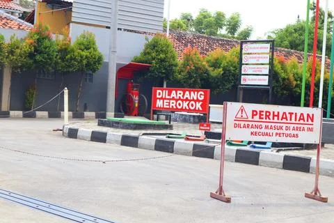 Petrol stations Stock Photos