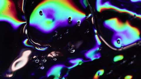 Petrol texture rainbow overflow spectral shade Stock Footage 303833444
