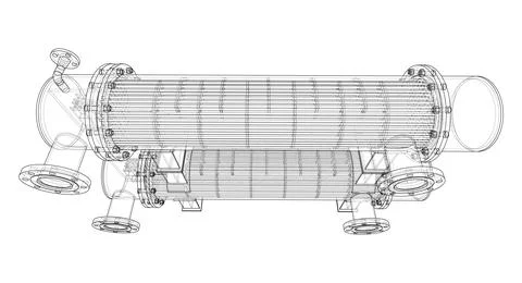 Petroleum Equipment. Vector rendering of 3d Illustrazione stock