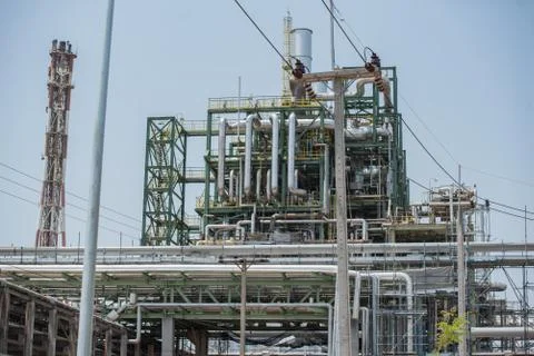 Petroleum industry Stock Photos