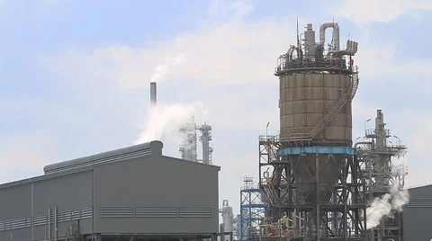 Petroleum plant 스톡 동영상 44686428