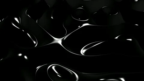 Petroleum Waves, Oil Waves, Background, Exclusive, Reflection, 3D Render Stock Footage 269830048