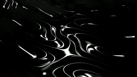 Petroleum Waves, Oil Waves, Background, 3D Render, Reflection, Exclusive Stock Footage 269830055