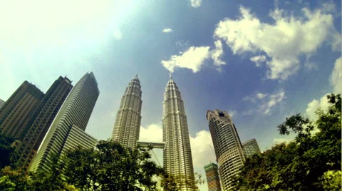 Petronas Time Lapse Stock Footage 34371026