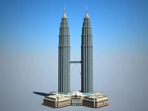 Petronas Towers 3D Model