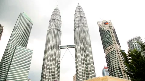 Petronas Towers, day Stock Footage 44124629