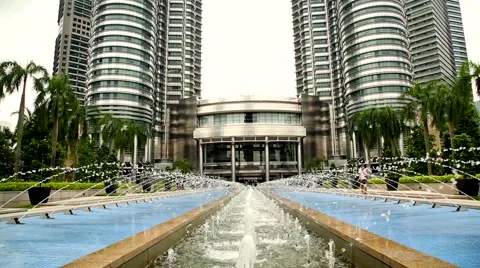Petronas Towers, day Stock Footage 44124640