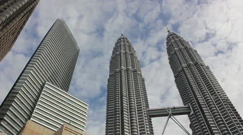 Petronas towers Video stock 24858500