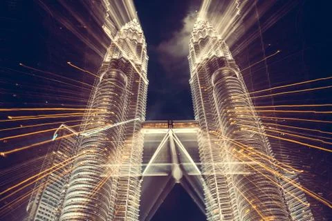Petronas Towers Stock Illustration