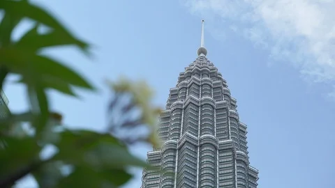 Petronas Twin Tower Stock Footage 117975597