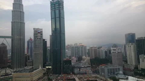 Petronas Twin Towers Stock Footage 145876602