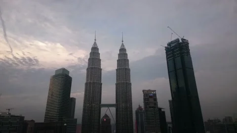 Petronas Twin Towers Stock Footage 145877139
