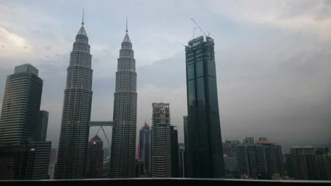 Petronas Twin Towers Stock Footage 145877185