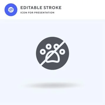 Pets icon vector, filled flat sign, solid pictogram isolated on white, logo Stock Illustration