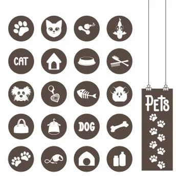 Pets Stock Illustration