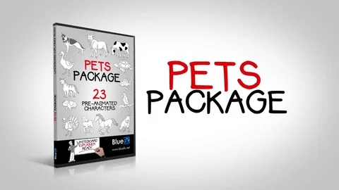 Pets Package After Effects stock