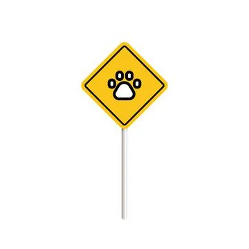 Pets signs set. Please clean up after your pet Stock Illustration