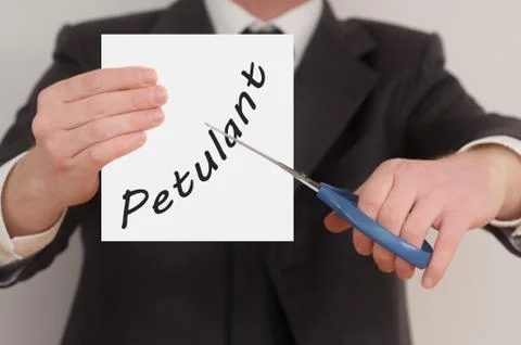 Petulant, determined man healing bad emotions Stock Photos