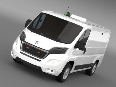 Peugeot Boxer Collection Services 2015 3D Model