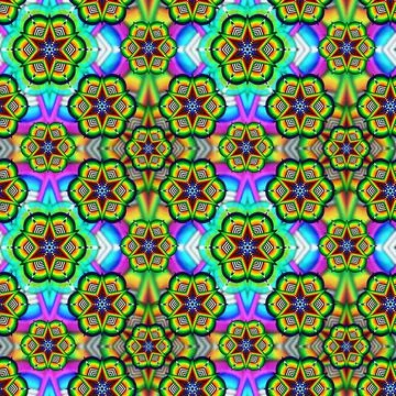 Peyote multicolor Stock Illustration