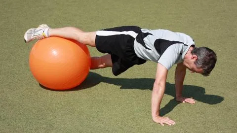 Pezziballtraining Stock Photos
