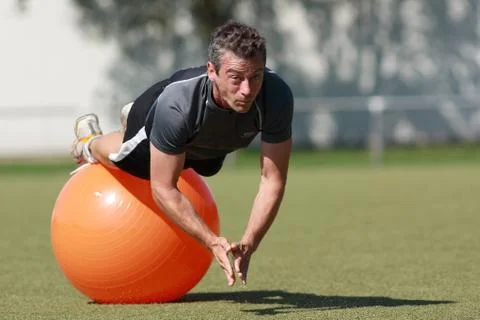 Pezziballtraining Stock Photos