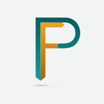PF logo vector Stock Illustration