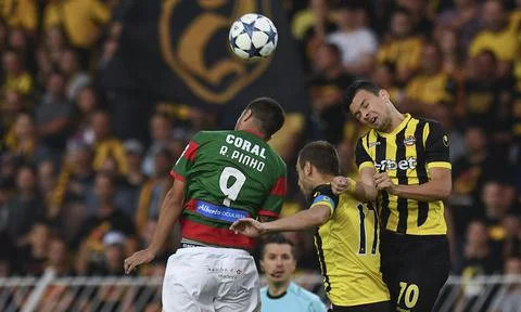 PFC Botev Plovdiv vs C.S. Maritimo, Burgas, Bulgaria - 27 Jul 2017 Stock Photos