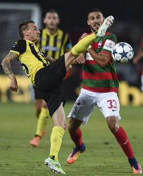 PFC Botev Plovdiv vs C.S. Maritimo, Burgas, Bulgaria - 27 Jul 2017 Stock Photos