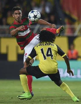 PFC Botev Plovdiv vs C.S. Maritimo, Burgas, Bulgaria - 27 Jul 2017 Stock Photos