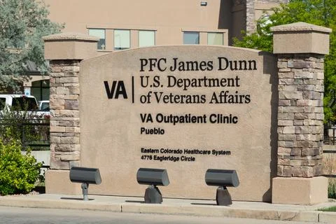 PFC James Dunn VA Outpatient Clinic Exterior Entrance Stock Photos