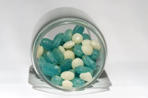 Pfefferminzbonbons Foto stock
