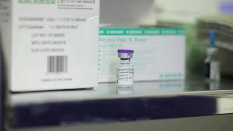 Pfizer BioNTech vaccine Stock Footage 145707498