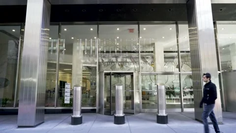 Pfizer headquarters New York Stock Footage 143514451
