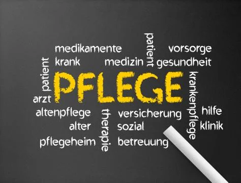 Pflege Stock Illustration