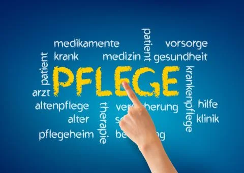 Pflege Stock Illustration