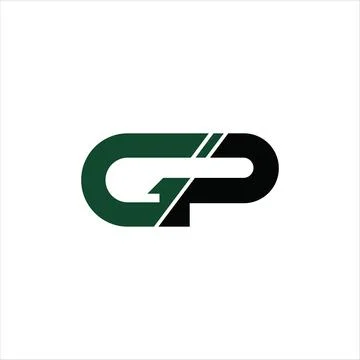 PG, GP, G AND P Abstract initial monogram letter alphabet logo design Stock Illustration